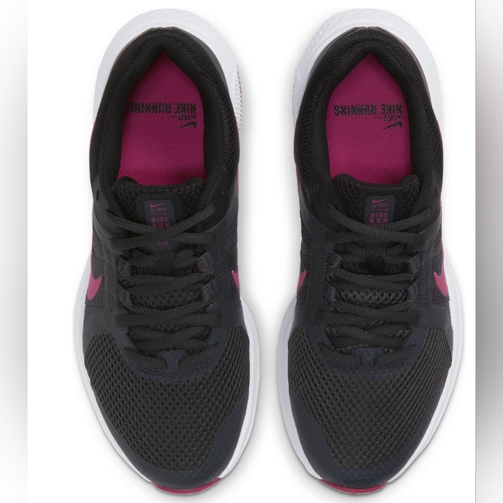 Nike Wmns Run Swift 2 Wide 'Dark Smoke Grey Fireberry' Sneakers Size 9 NWOT $85 - Picture 3 of 10